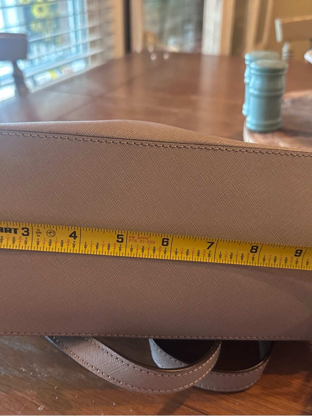 Michael Kors Small Saffiano Backpack in Taupe - Picture 6 of 6